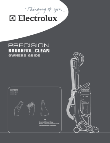 Electrolux EL8807A, Precision, Precision brushrollclean Owner's manual Electrolux EL8807A, Precision, Precision brushrollclean Owner's manual
