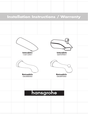 Hansgrohe 06088830 Instructions / Assembly | Manualzz