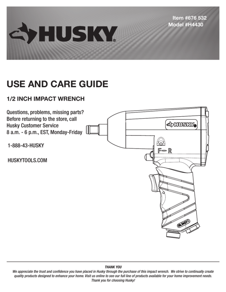 Husky HDK1008 User manual Husky HDK1008 User manual