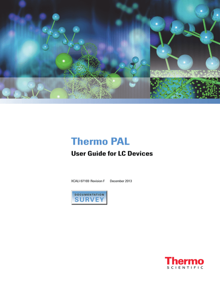 Thermo PAL User Guide Version F Thermo PAL User Guide Version F