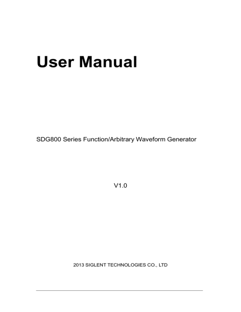 User Manual User Manual