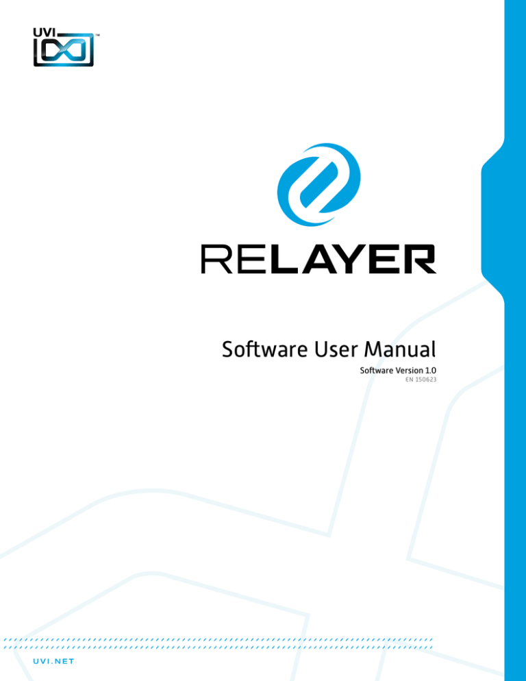 Relayer - User Manual Relayer - User Manual