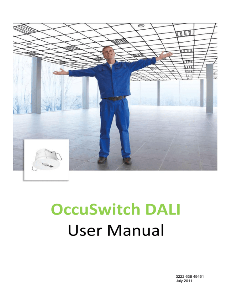 OccuSwitch DALI User Manual OccuSwitch DALI User Manual
