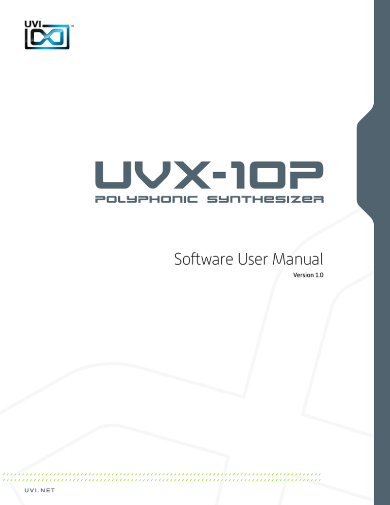 Software User Manual Software User Manual