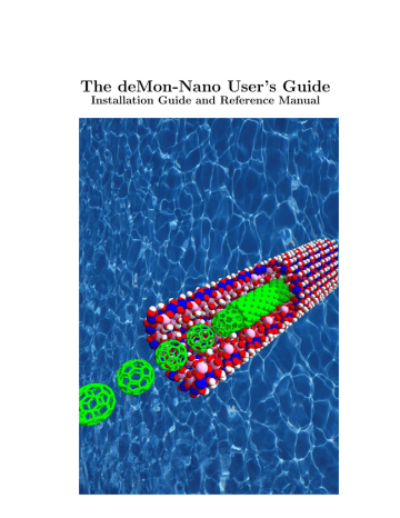 The deMon-Nano User's Guide The deMon-Nano User's Guide