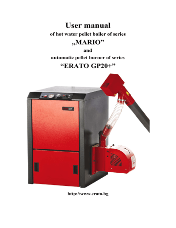 hot water pellet boiler of series “MARIO” hot water pellet boiler of series “MARIO”