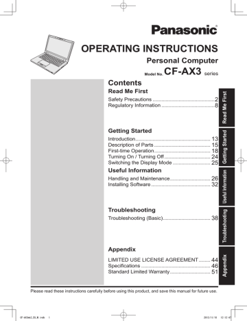 OPERATING INSTRUCTIONS OPERATING INSTRUCTIONS