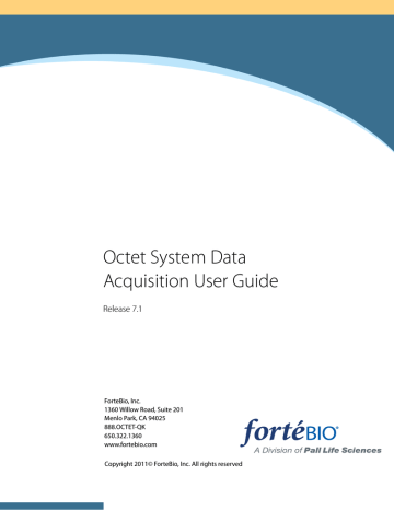 Octet System Data Acquisition User Guide | Manualzz