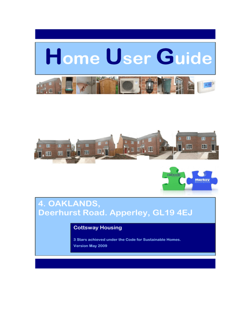 Home User Guide - Apperley Houses Home User Guide - Apperley Houses