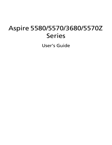 Acer Aspire 3680 Series User manual | Manualzz