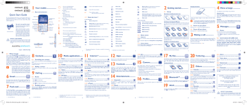 Alcatel OneTouch 815/815D Quick Start Guide | Manualzz Alcatel OneTouch 815/815D Quick Start Guide | Manualzz