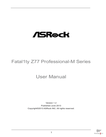 ASRock Fatal1ty User manual | Manualzz