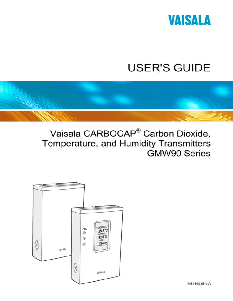 GMW90 Series User's Guide M211659EN-A GMW90 Series User's Guide M211659EN-A