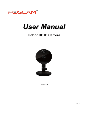Foscam C1 Lite User manual | Manualzz Foscam C1 Lite User manual | Manualzz