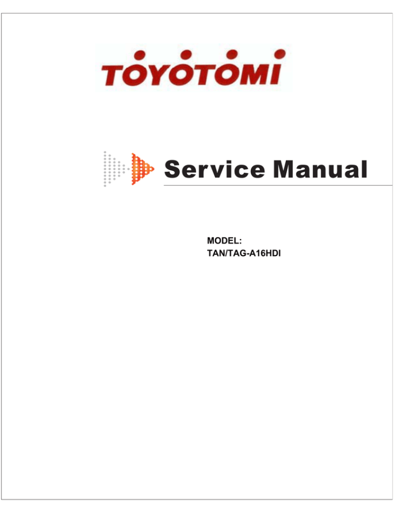 Service Manual Service Manual