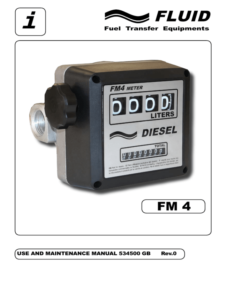 FM4 Meter User Manual FM4 Meter User Manual