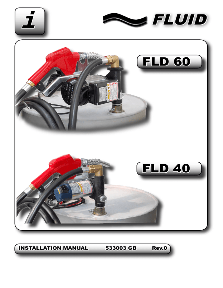 Diesel fuel transfer station-pump for drums FLD Diesel fuel transfer station-pump for drums FLD