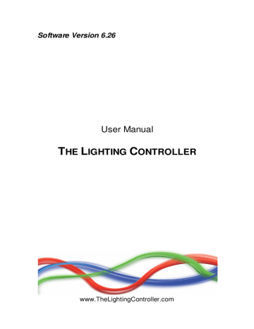 User Manual THE LIGHTING CONTROLLER | Manualzz User Manual THE LIGHTING CONTROLLER | Manualzz