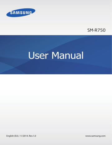 Samsung SM-R750, Gear S User manual Samsung SM-R750, Gear S User manual