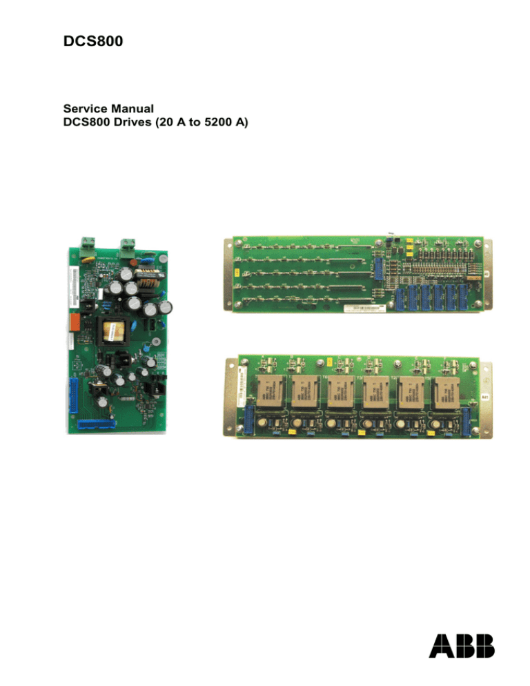DCS800 Service Manual DCS800 Service Manual