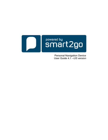 Personal Navigation Device User Guide 4.1 –US version Navigation Personal Navigation Device User Guide 4.1 –US version Navigation