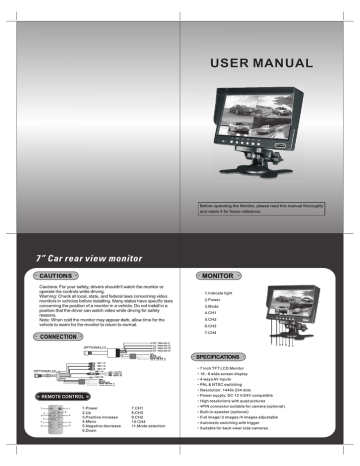 USER MANUAL - Brash Imports USER MANUAL - Brash Imports
