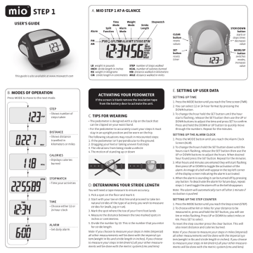 Mio Trace Acc-Tec User manual | Manualzz