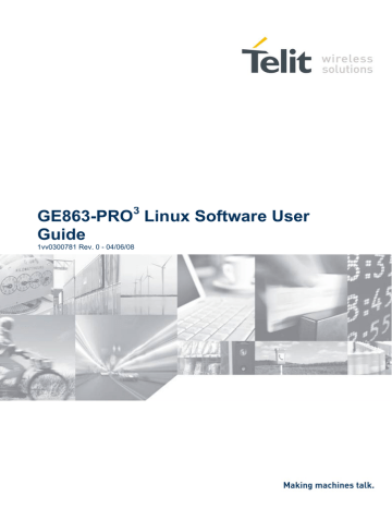 GE863-PRO Linux Software User Guide - Glyn High GE863-PRO Linux Software User Guide - Glyn High