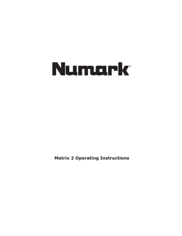Numark iCDMIX 2 Operating Instructions Manual | Manualzz