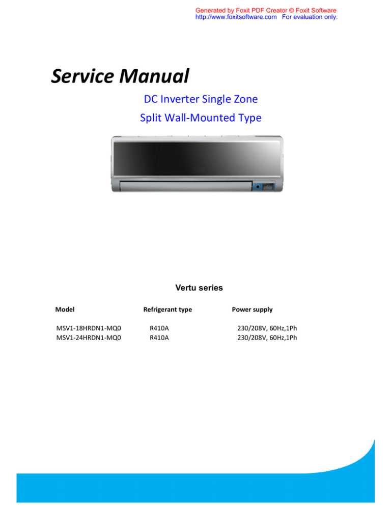 Service Manual Service Manual