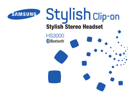 Samsung HS3000, BHS3000 User manual Samsung HS3000, BHS3000 User manual