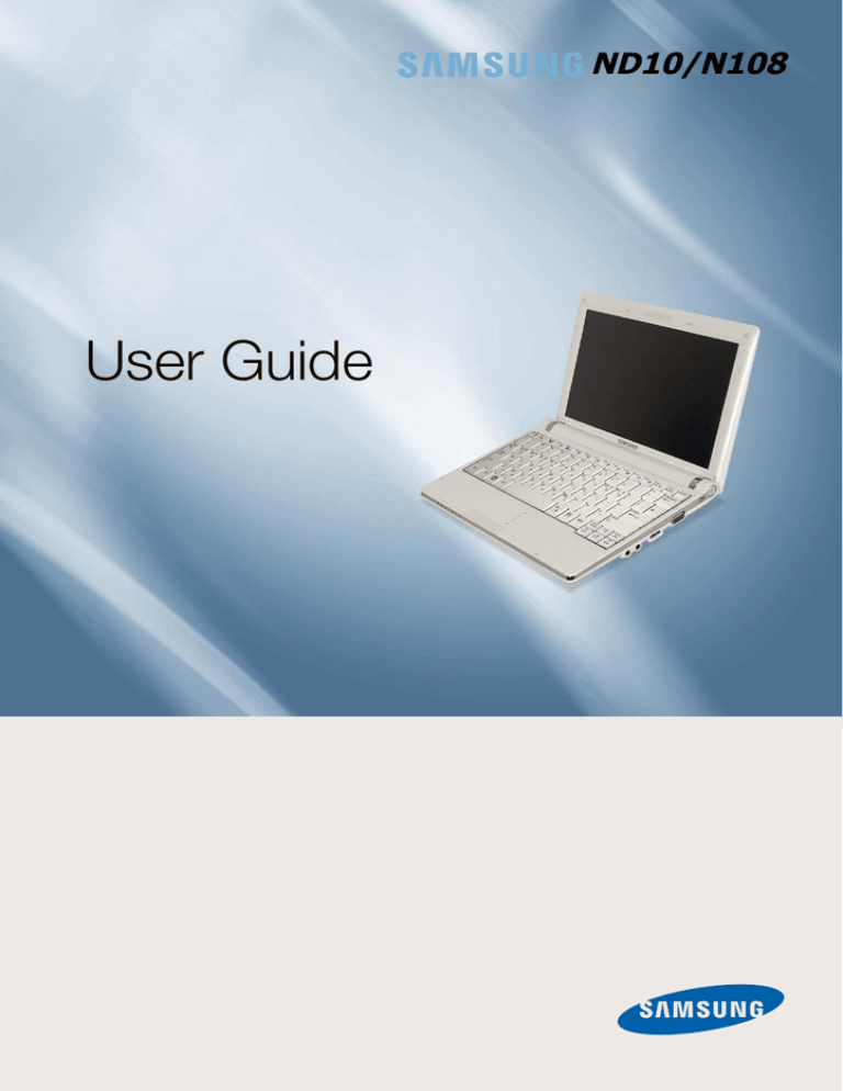 Samsung NP-ND10 User manual Samsung NP-ND10 User manual