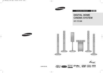 Samsung HT-TX500 User manual Samsung HT-TX500 User manual