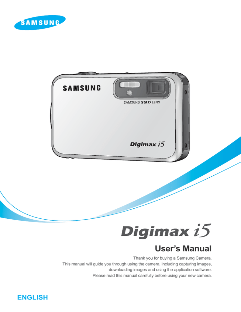 Samsung DIGIMAX-I5-S, Digimax i5 User manual Samsung DIGIMAX-I5-S, Digimax i5 User manual