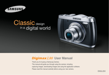 Samsung DIGIMAX L80 User manual | Manualzz
