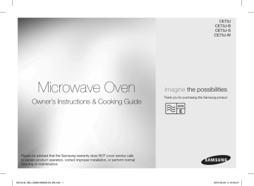 Samsung CE73J-B User manual Samsung CE73J-B User manual