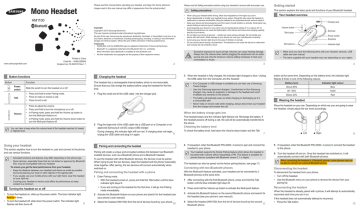Samsung BHM1100 User manual Samsung BHM1100 User manual