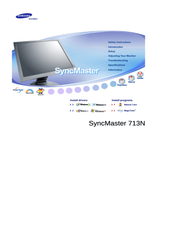 Samsung 713N User manual | Manualzz