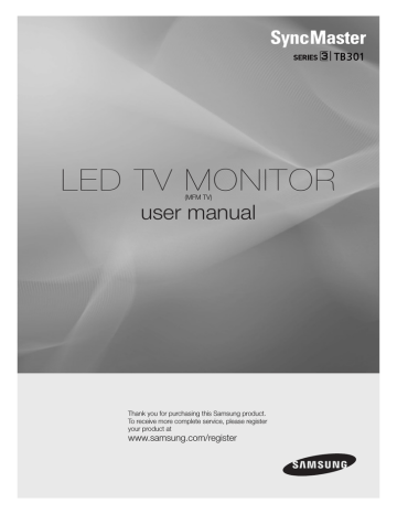 Samsung T24B301EW User manual Samsung T24B301EW User manual