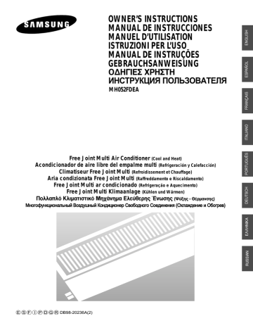 Samsung MH052FDEA User manual Samsung MH052FDEA User manual
