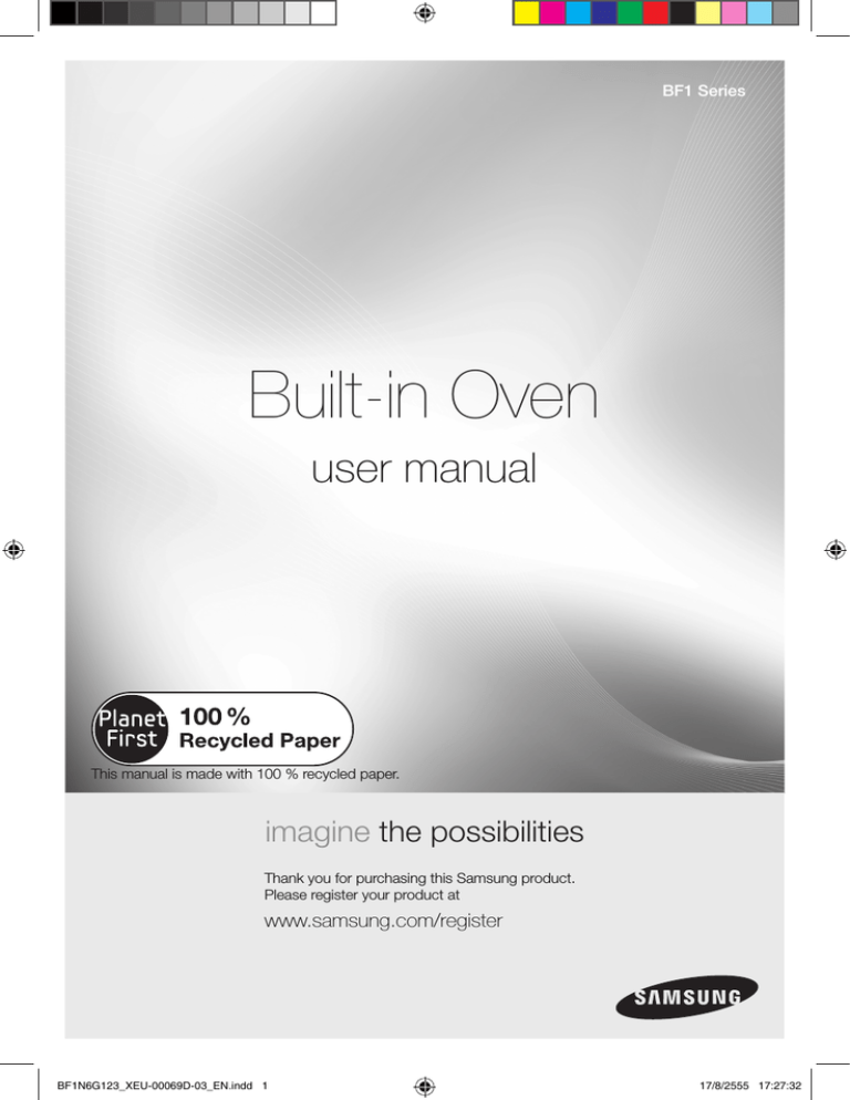 Samsung BF1N6G123 User manual Samsung BF1N6G123 User manual