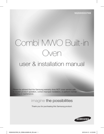 Samsung NQ50H5537KB/EU User manual Samsung NQ50H5537KB/EU User manual