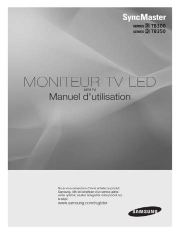 Samsung T23B350EW Manuel utilisateur | Manualzz