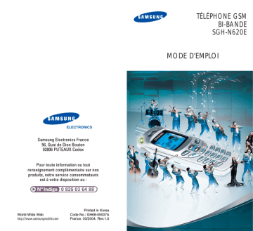 Samsung SGH-N620E, SGH-N620 Owner's manual Samsung SGH-N620E, SGH-N620 Owner's manual
