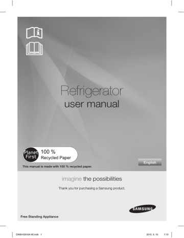 Samsung RS21HFTPN, RS21HKLMR User's manual Samsung RS21HFTPN, RS21HKLMR User's manual
