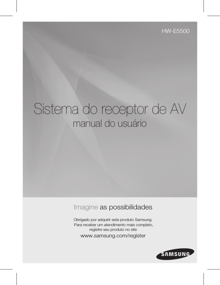 Samsung HW-E5500 User's manual Samsung HW-E5500 User's manual