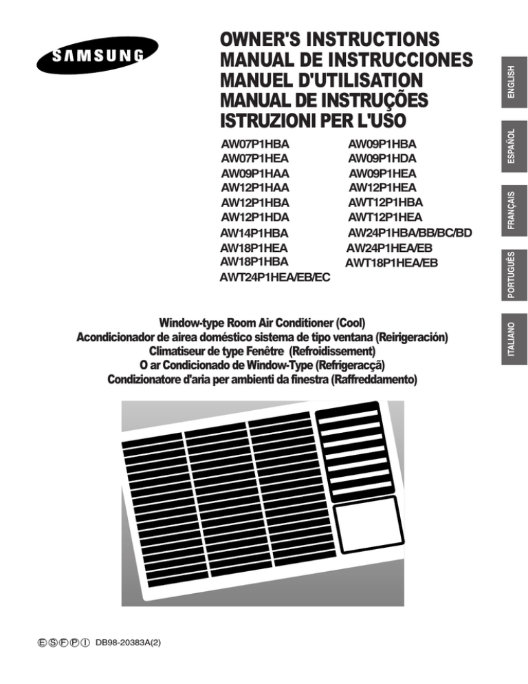 Samsung AW12P1HEA User's manual Samsung AW12P1HEA User's manual