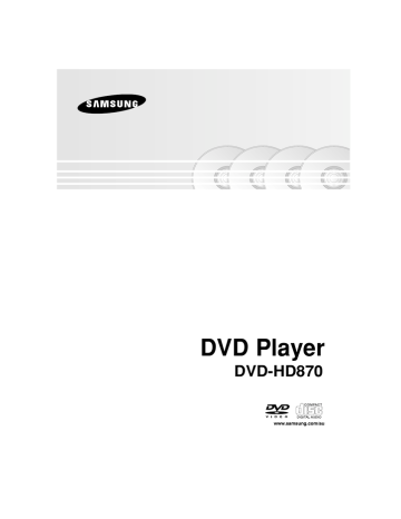 Samsung DVD-HD870 User manual | Manualzz Samsung DVD-HD870 User manual | Manualzz