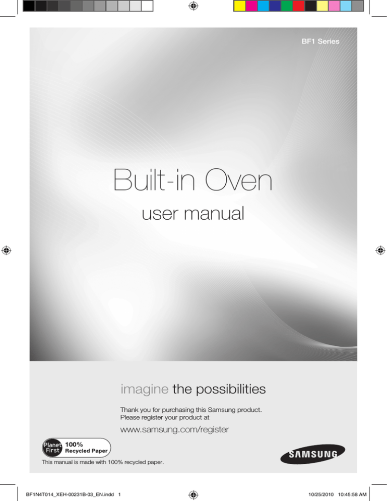 Samsung BF1N4T014 User manual Samsung BF1N4T014 User manual
