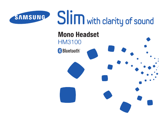 Samsung BHM3100 User manual Samsung BHM3100 User manual
